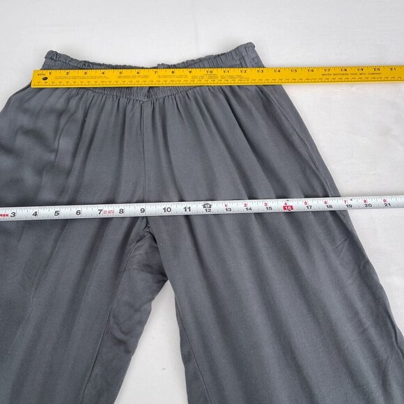 Hollister High-Rise Elastic Waistband Jogger Pants Lightweight Gray Women S - Picture 7 of 11